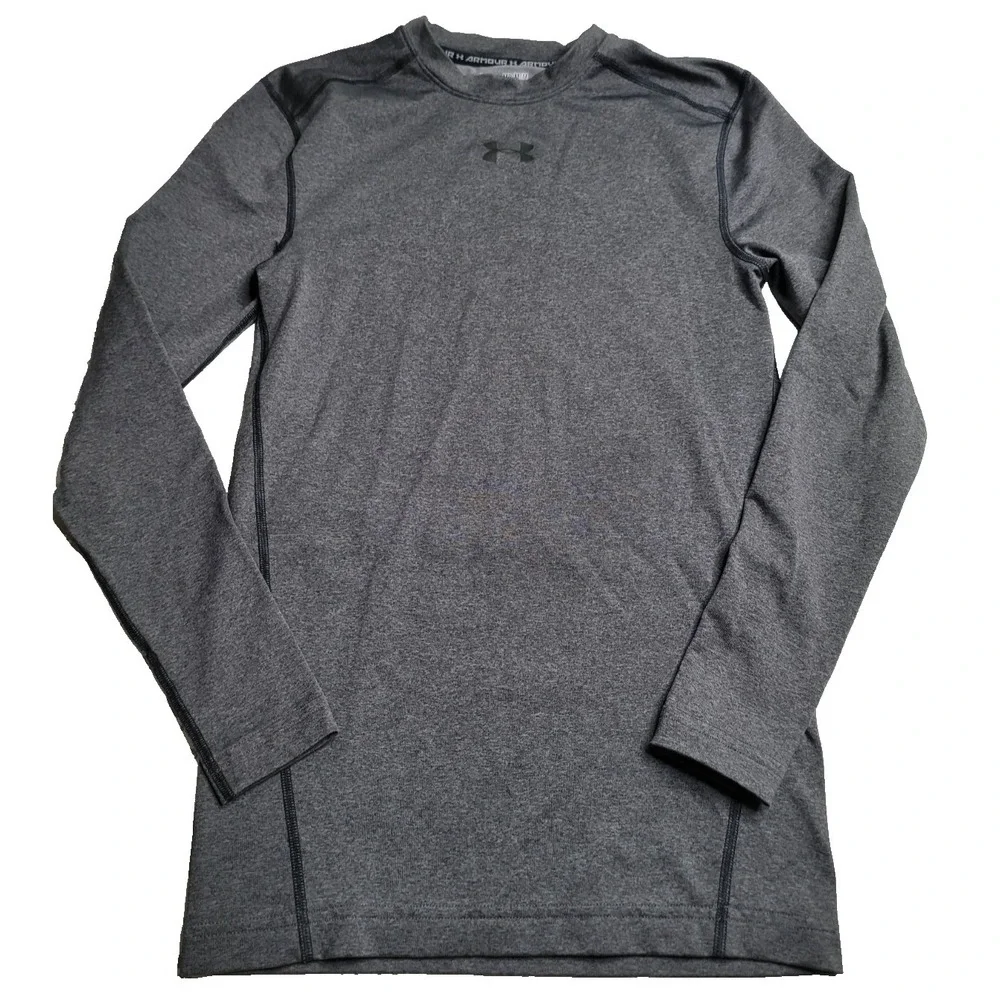 Under‎ Armour Compression Cold Gear Long Sleeve Gray Men's Medium